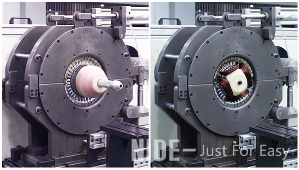 máquina de inserción y de extensión de la bobina auotmatic