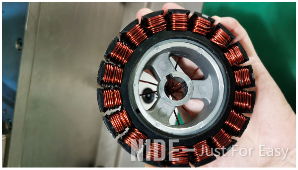 máquina de bobina automática del motor de la rueda de la vespa
