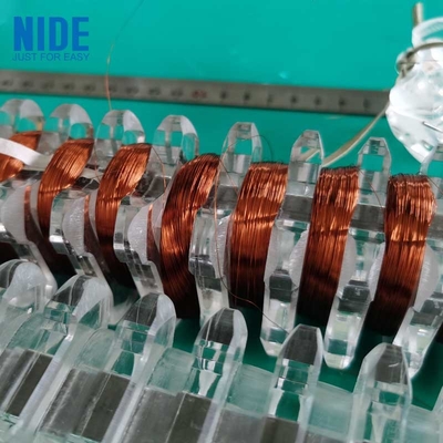 Máquina de bobina de cobre automática llena de bobina de la máquina de bobina del estator de NIDE para el alambre múltiple