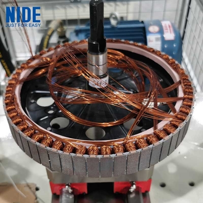 Línea de ensamblaje automática del motor del eje de la rueda, del estator y del rotor