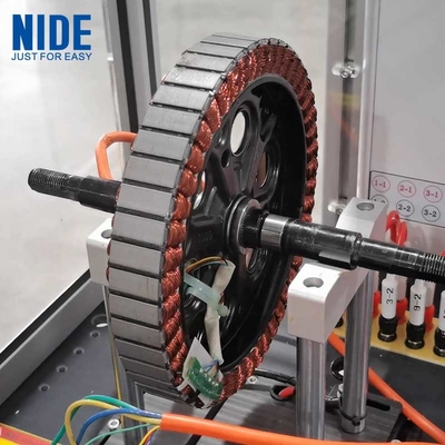 Máquina automática de ensayo del estator del motor de ruedas BLDC