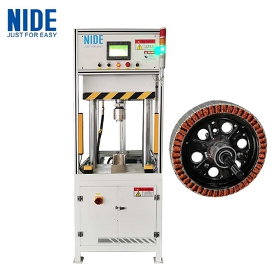 Máquina de prensado automático de eje de rueda con motor estator