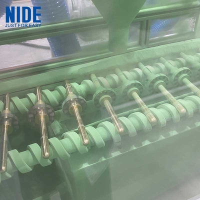 Línea automática de recubrimiento de polvo electrostático para aislamiento del núcleo del estator del motor sin escobillas