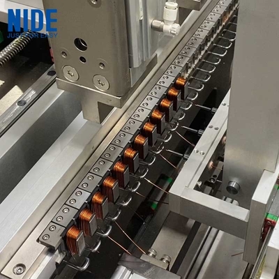 Máquina automática de enrollamiento de bobinas de estator lineal de tres pines