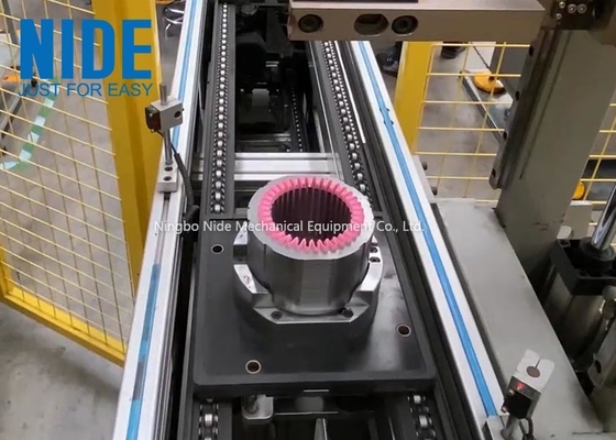 Cadena de producción semi automática del estator de Ev fabricación del motor de New Energy