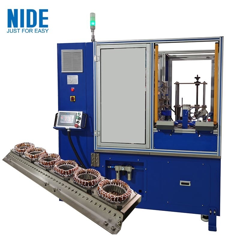 Eficacia alta automática de la máquina de bobina del motor del estator de la producción para el cordón de la bobina